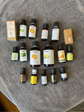 Essential Oils -12 bottles different sizes and brands - Pure Aromatherapy Oil